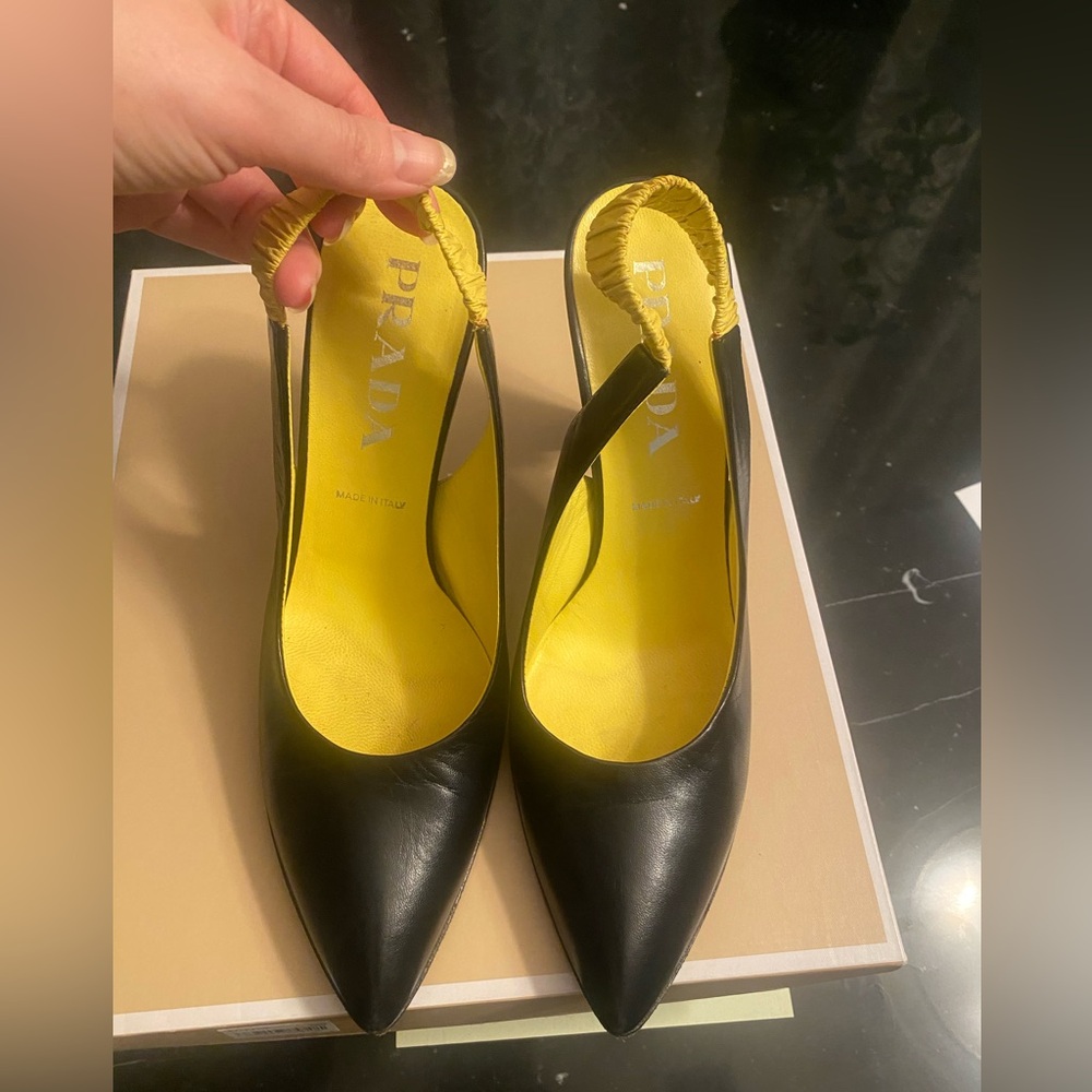 PRADA sling back shoes
